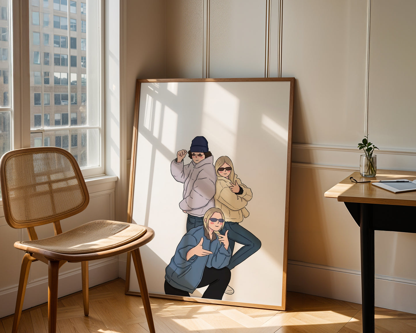 Kişiye Özel 'Linked' Arkadaşlık Posteri