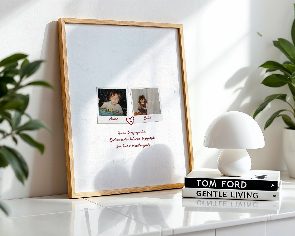 Kişiye Özel 'Paloroid' Çocukluk Fotografı Poster - Posteriya®