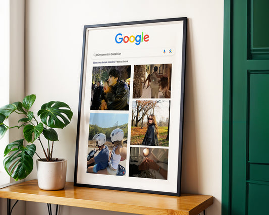 Kişiye Özel 'Google' Çift Posteri
