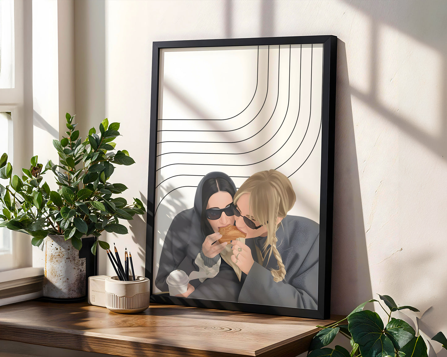 Kişiye Özel 'Besties' Arkadaşlık Posteri