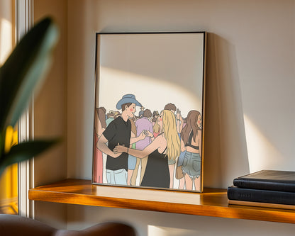 Kişiye Özel 'Goofy' Çift Posteri