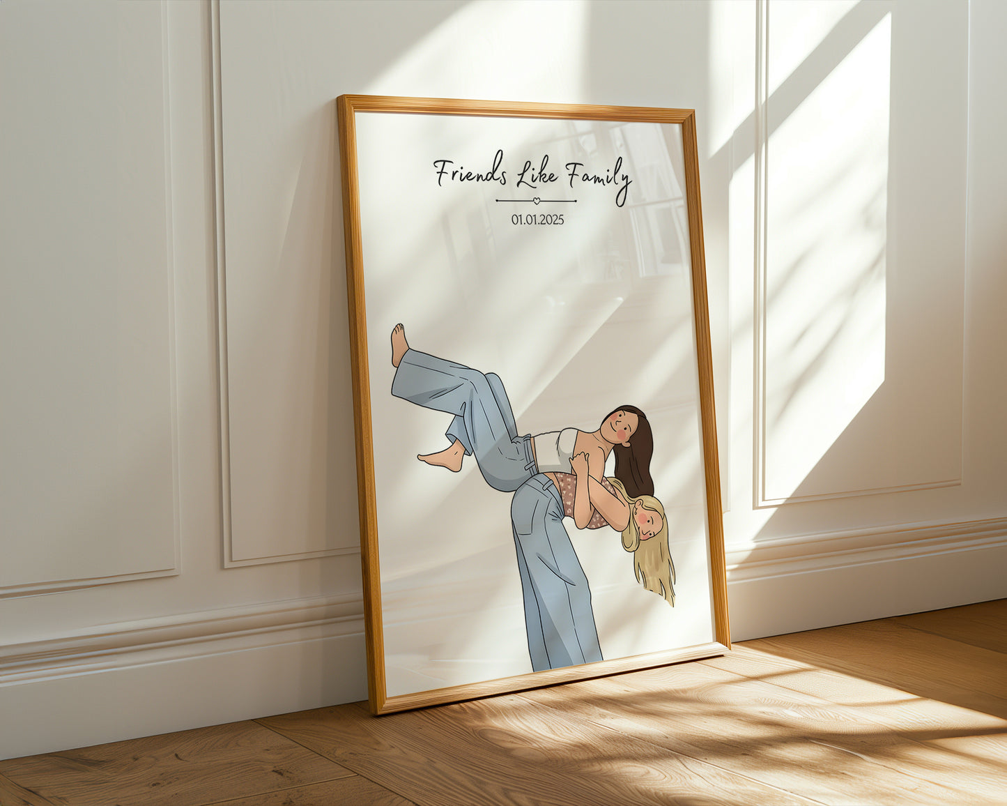 Kişiye Özel 'Linked' Arkadaşlık Posteri