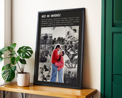 Kişiye Özel 'Kolaj' Çift, Arkadaşlık Poster