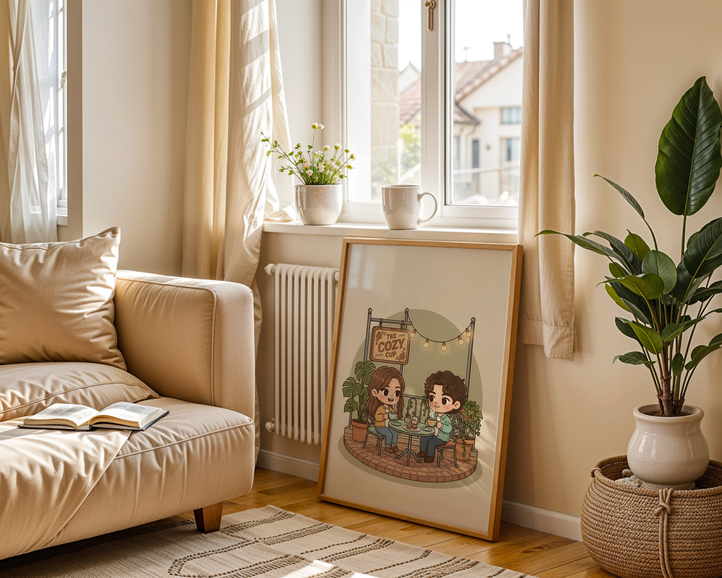 Kişiye Özel 'Chibi' Çift Posteri