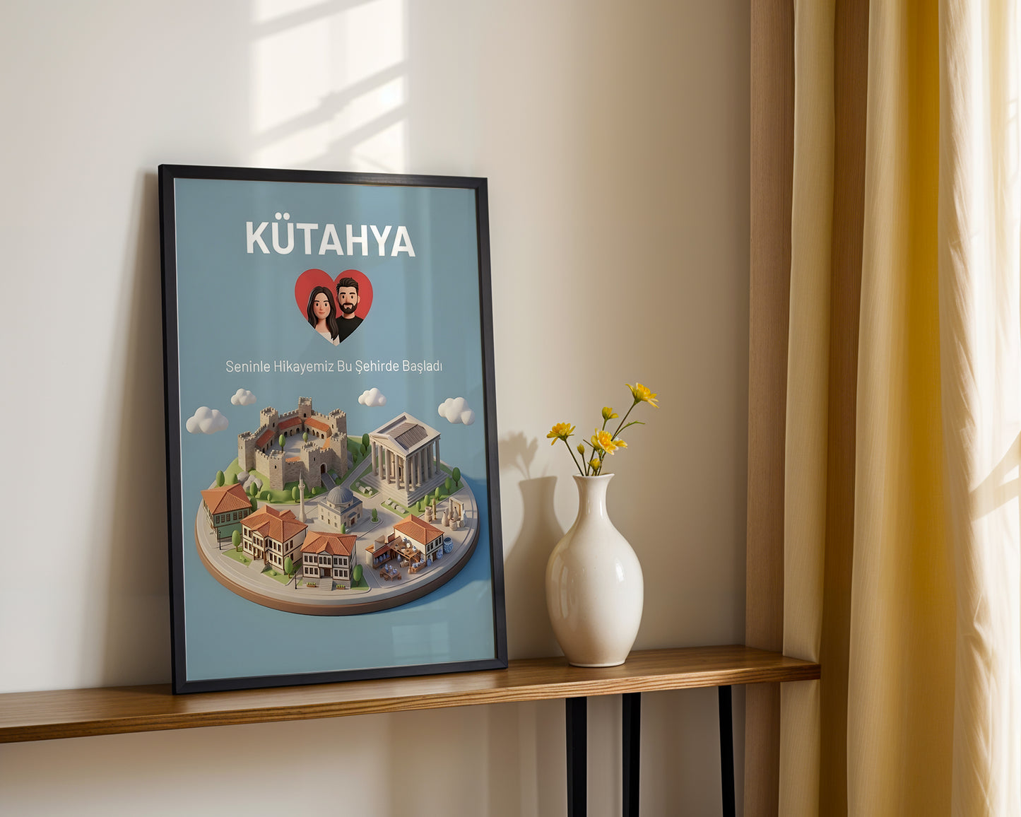 Kişiye Özel 'Beginning' Çift Posteri