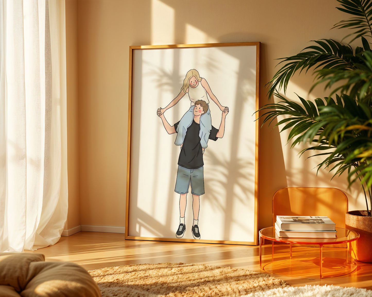 Kişiye Özel 'Goofy' Çift Posteri