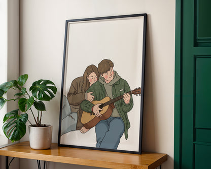 Kişiye Özel 'Goofy' Çift Posteri