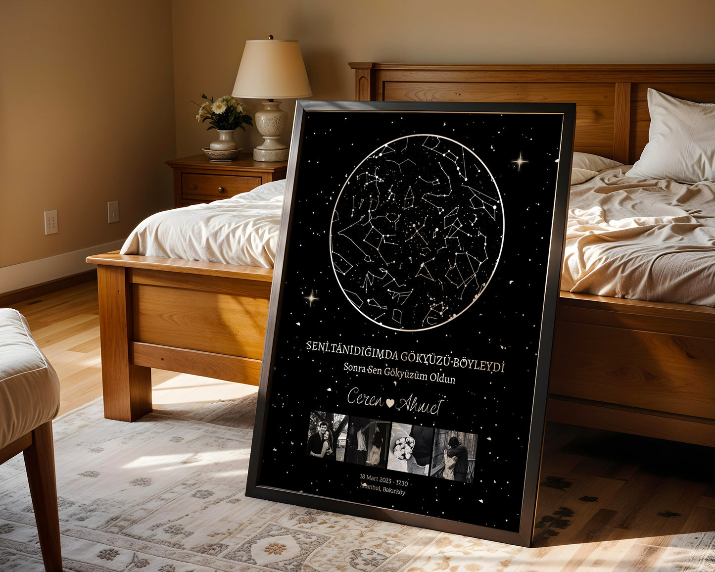 Kişiye Özel 'Seni tanıdığım gün' Gökyüzü Posteri