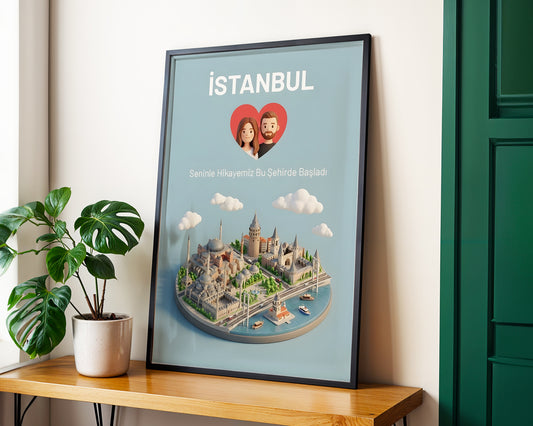 Kişiye Özel 'Beginning' Çift Posteri