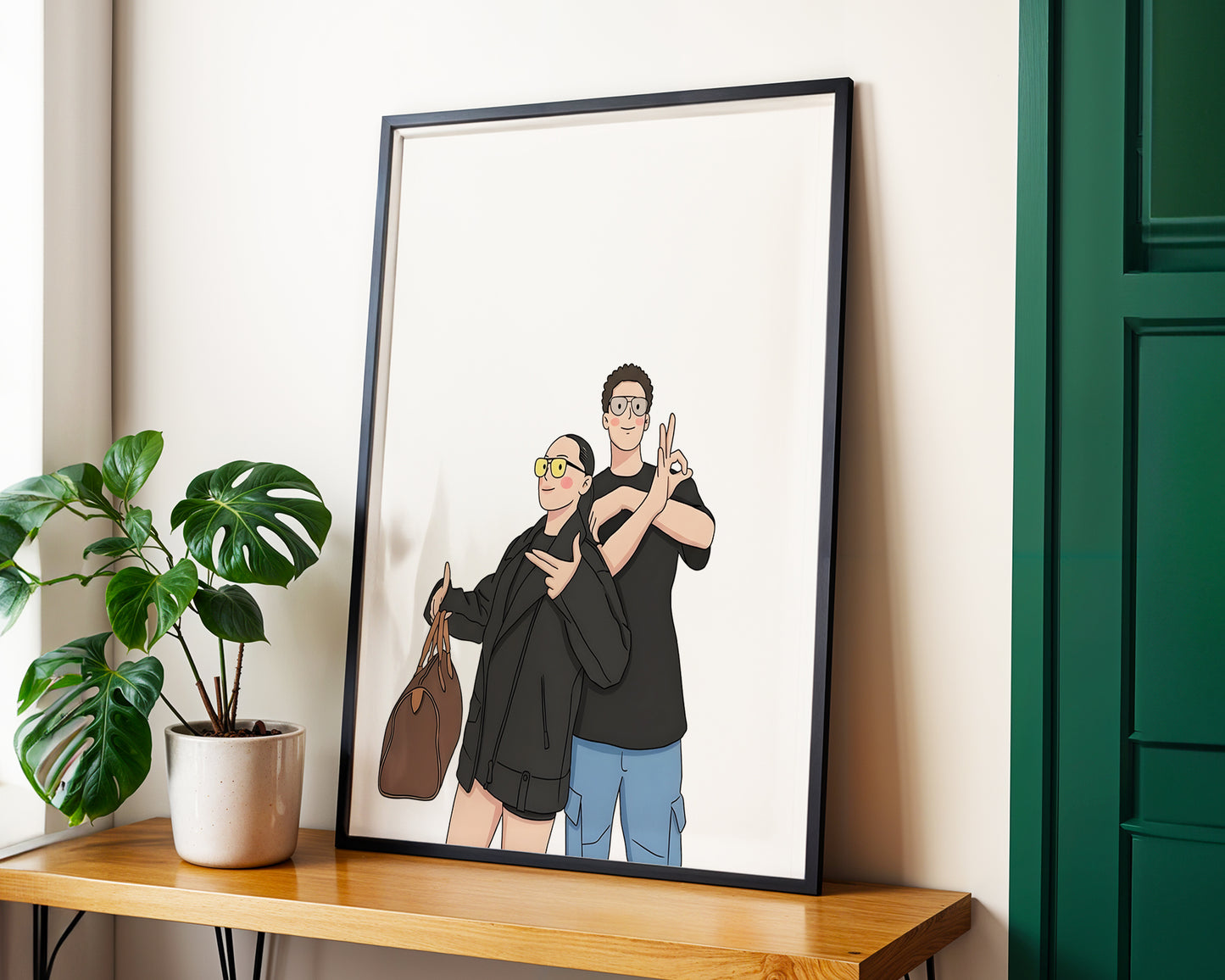 Kişiye Özel 'Goofy' Çift Posteri