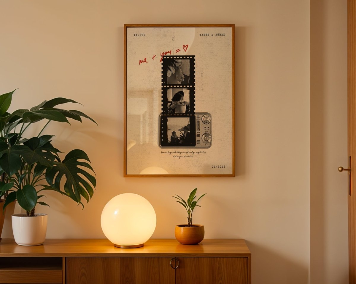 Kişiye Özel 'Analog' Çift Posteri - Posteriya®