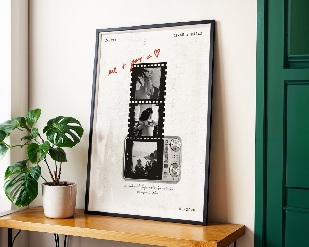 Kişiye Özel 'Analog' Çift Posteri - Posteriya®