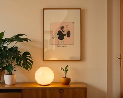 Kişiye Özel 'Cutie' Çift Posteri - Posteriya®