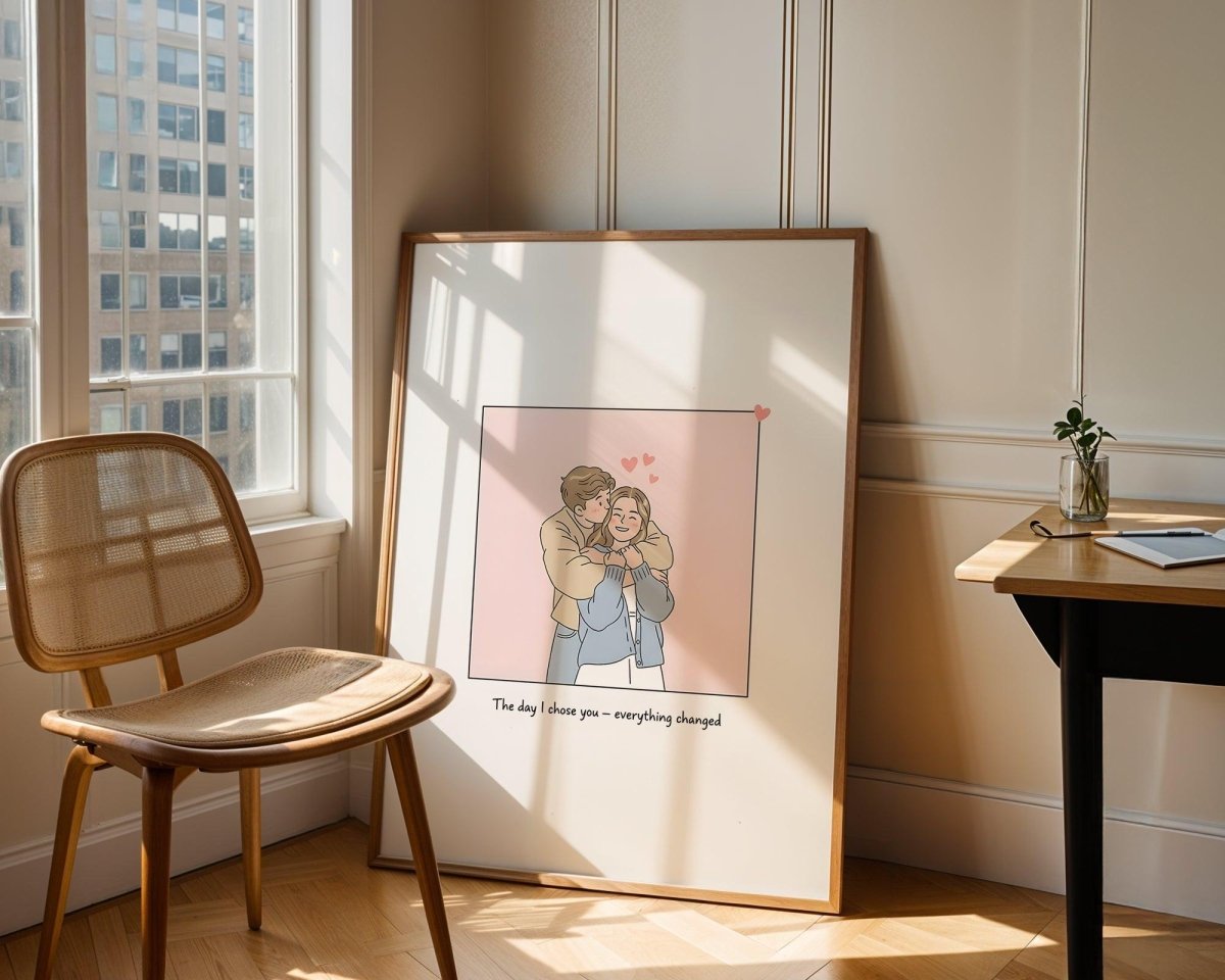 Kişiye Özel 'Cutie' Çift Posteri - Posteriya®