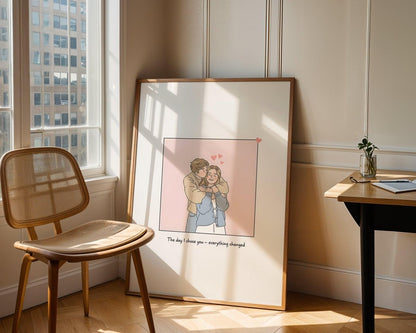 Kişiye Özel 'Cutie' Çift Posteri - Posteriya®