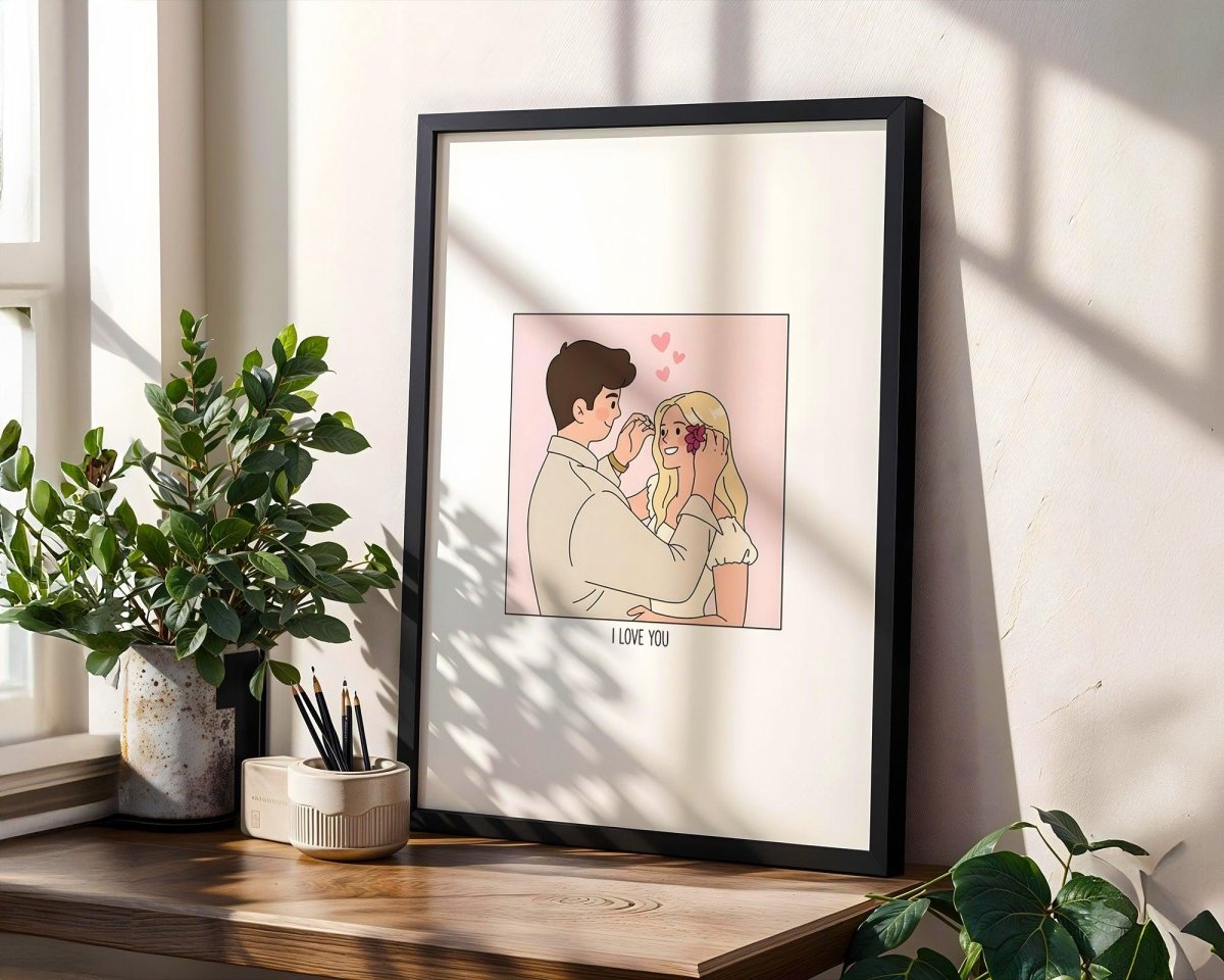 Kişiye Özel 'Cutie' Çift Posteri - Posteriya®