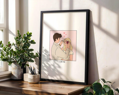 Kişiye Özel 'Cutie' Çift Posteri - Posteriya®