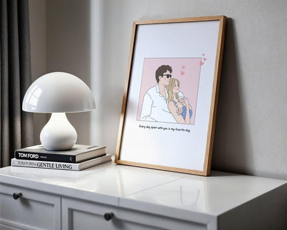 Kişiye Özel 'Cutie' Çift Posteri - Posteriya®