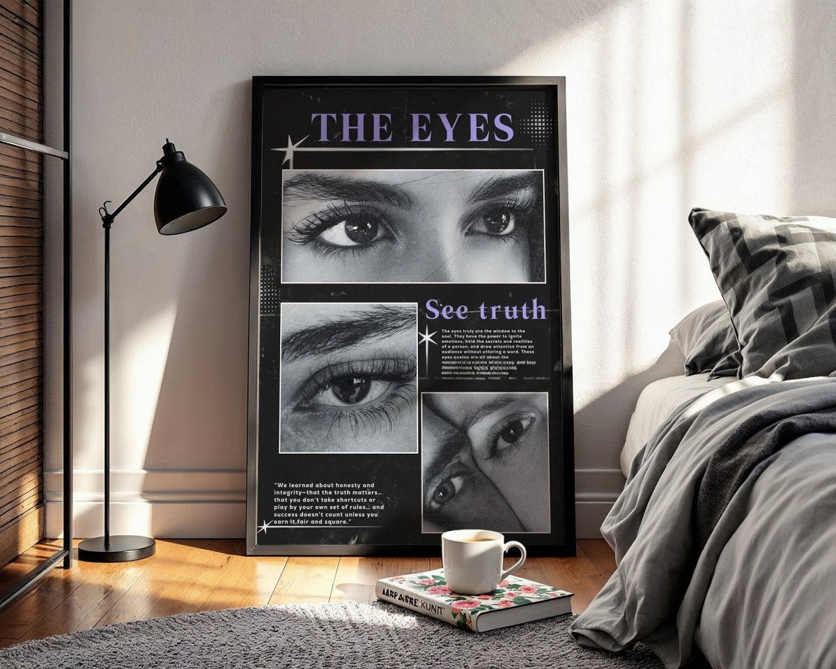 Kişiye Özel 'Eyez' Çift Posteri - Posteriya®