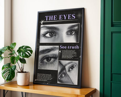 Kişiye Özel 'Eyez' Çift Posteri - Posteriya®