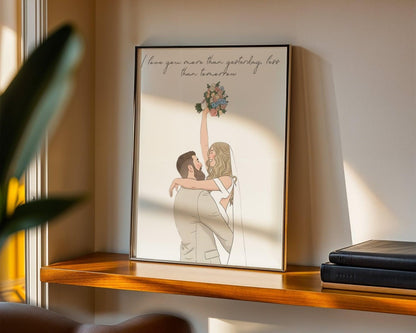 Kişiye Özel 'Forever' Çift Posteri - Posteriya®