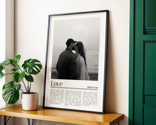 Kişiye Özel 'Match' Çift Posteri - Posteriya®