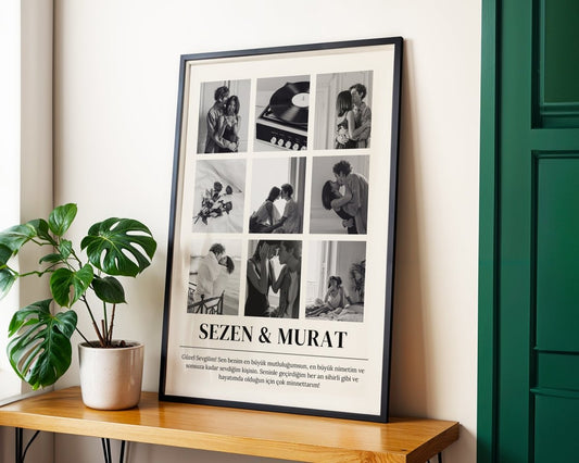 Kişiye Özel 'Together' Çift Posteri - Posteriya®