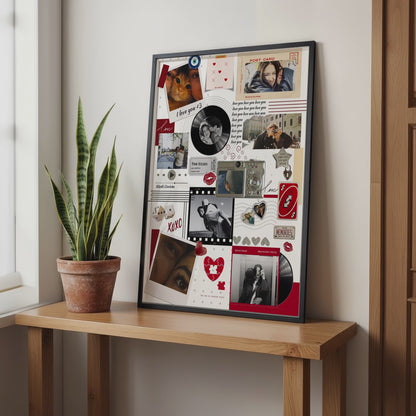 Kişiye Özel 'Matchbook' Çift Posteri